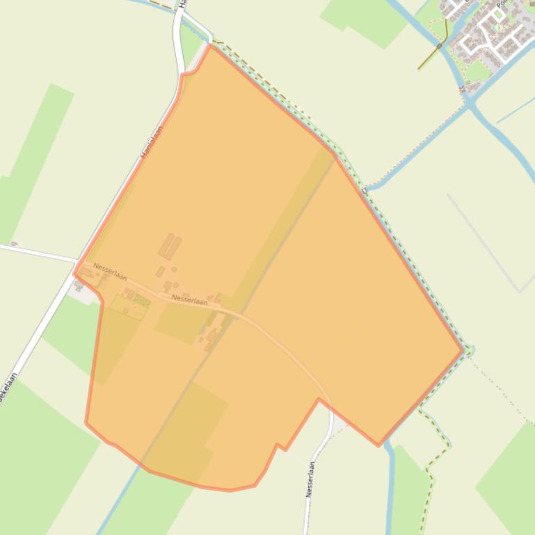 Kaart van postcodegebied 8749TC.