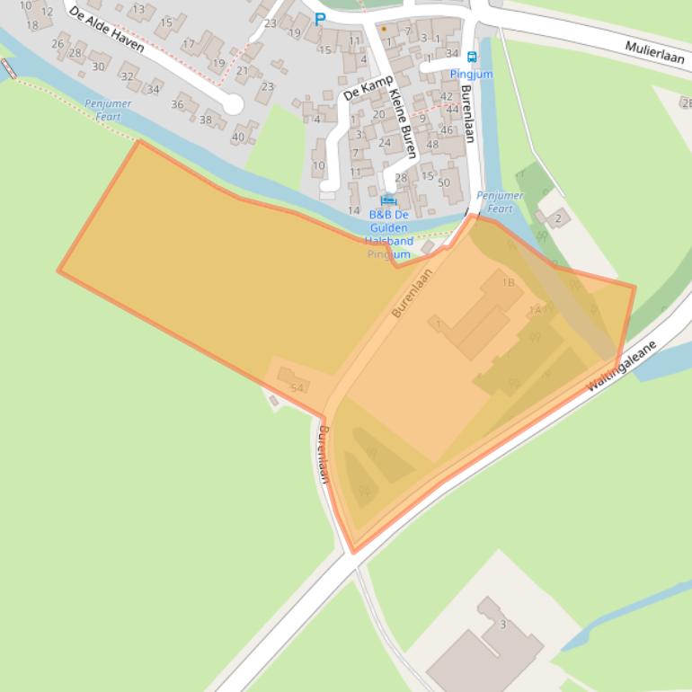 Kaart van postcodegebied 8749TM.