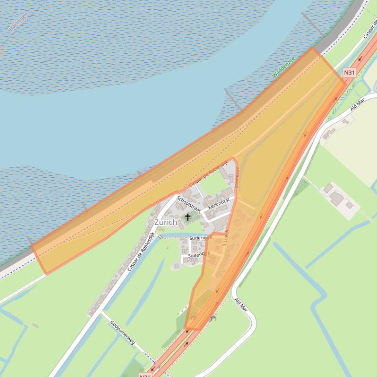 Kaart van postcodegebied 8751TP.