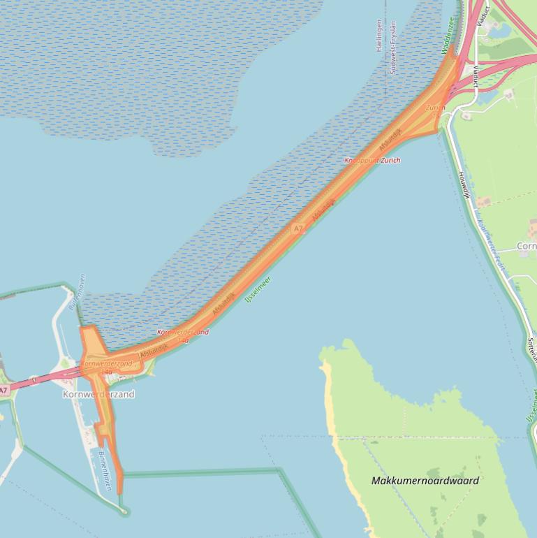 Kaart van postcodegebied 8752TR.