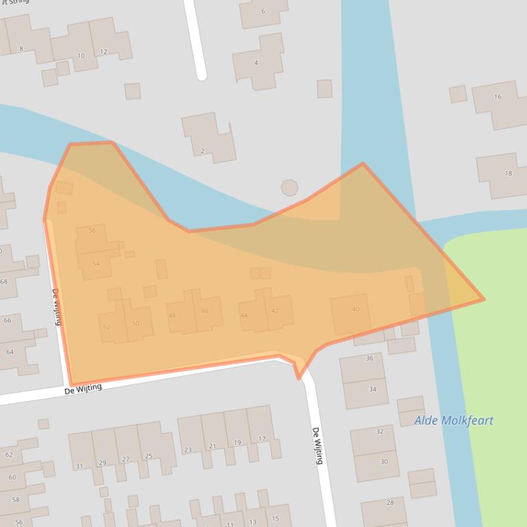 Kaart van postcodegebied 8754AH.