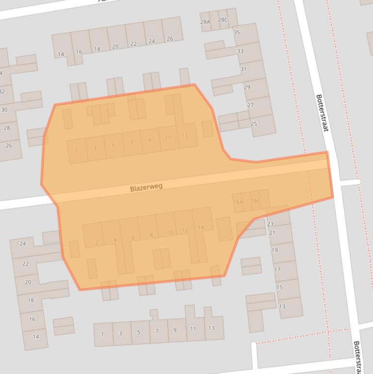 Kaart van postcodegebied 8754AK.