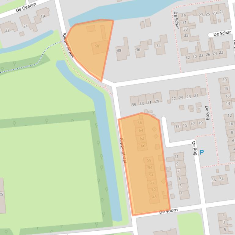 Kaart van postcodegebied 8754AW.