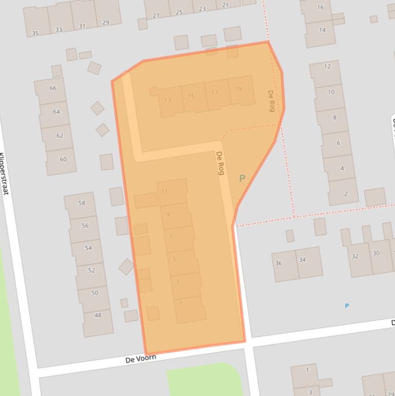 Kaart van postcodegebied 8754BE.