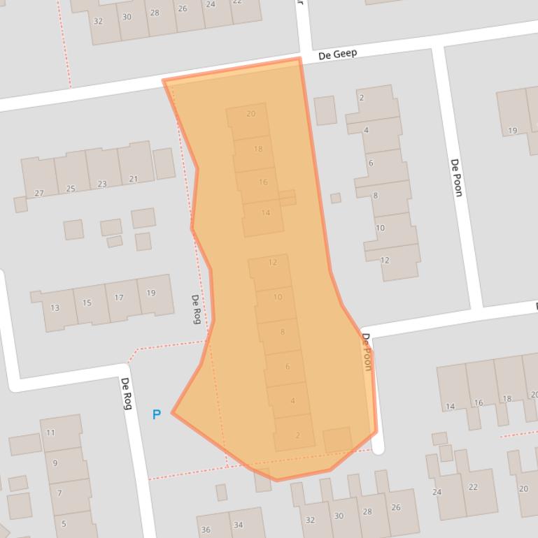 Kaart van postcodegebied 8754BG.