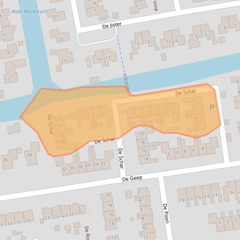 Kaart van postcodegebied 8754BK.