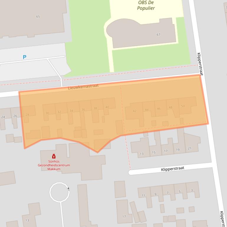 Kaart van postcodegebied 8754BN.