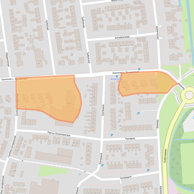 Kaart van postcodegebied 8754BT.