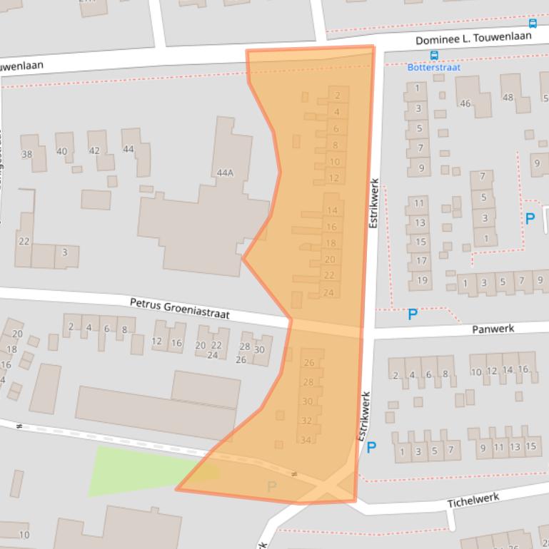 Kaart van postcodegebied 8754BX.