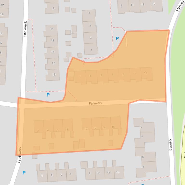 Kaart van postcodegebied 8754BZ.
