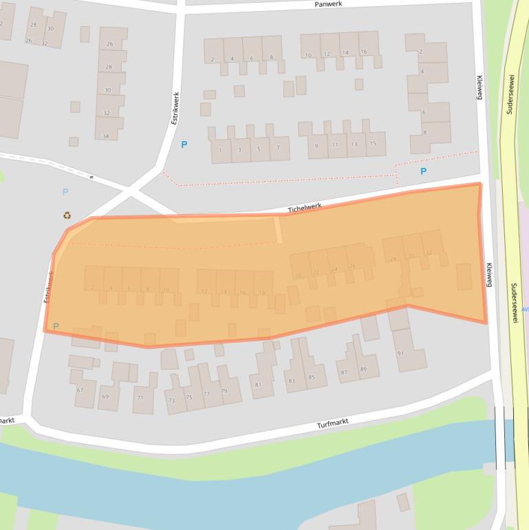 Kaart van postcodegebied 8754CB.
