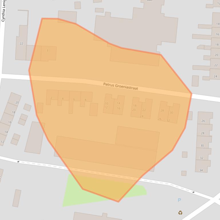 Kaart van postcodegebied 8754CE.