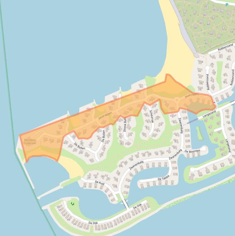 Kaart van postcodegebied 8754DA.