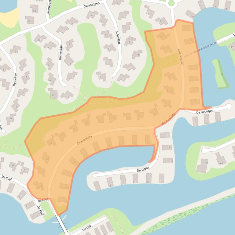 Kaart van postcodegebied 8754DD.