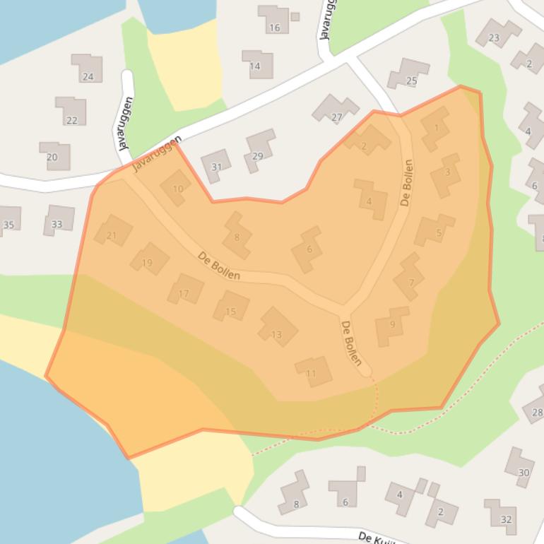 Kaart van postcodegebied 8754DJ.