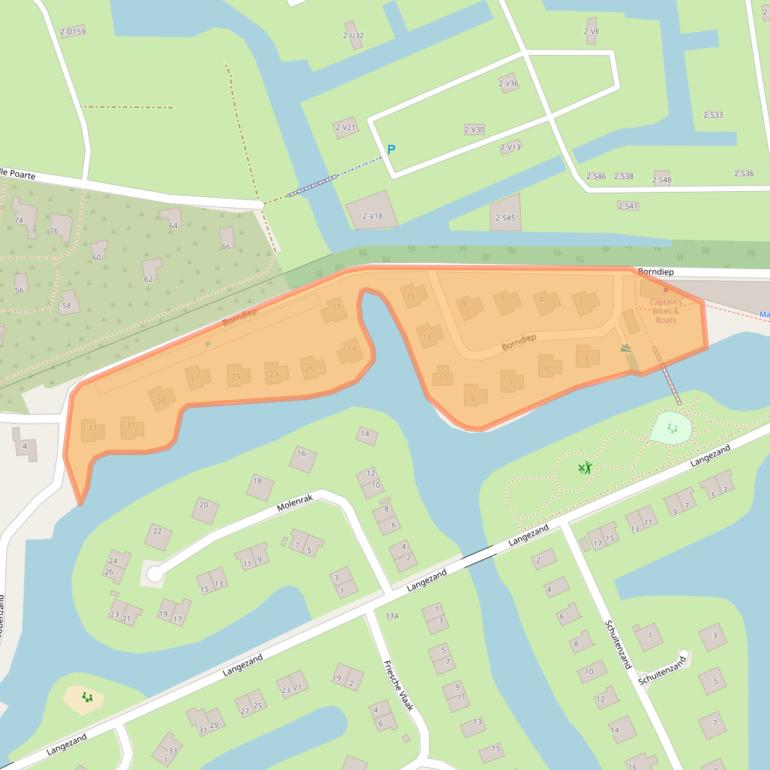 Kaart van postcodegebied 8754DM.