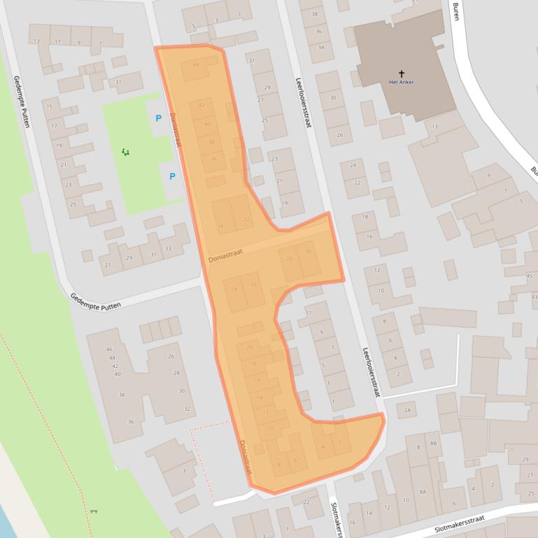 Kaart van postcodegebied 8754EK.