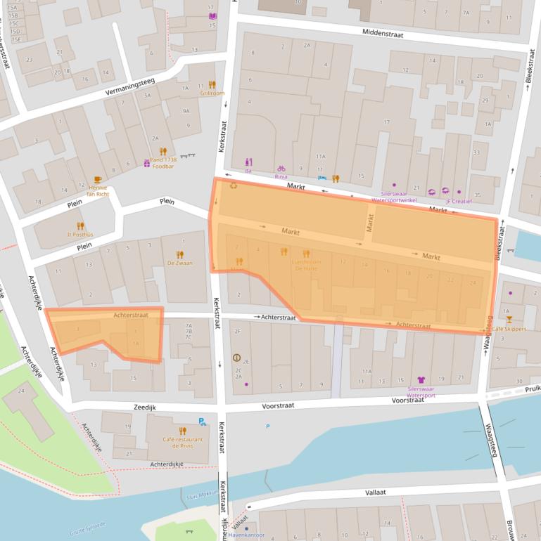 Kaart van postcodegebied 8754ES.