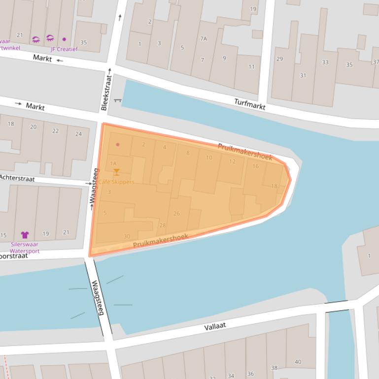 Kaart van postcodegebied 8754ET.