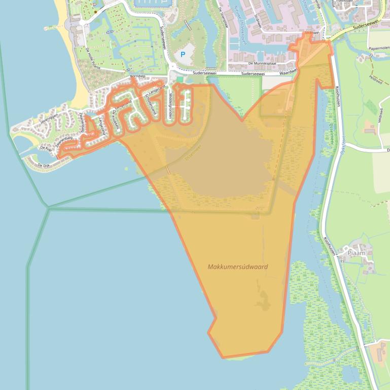 Kaart van postcodegebied 8754HB.