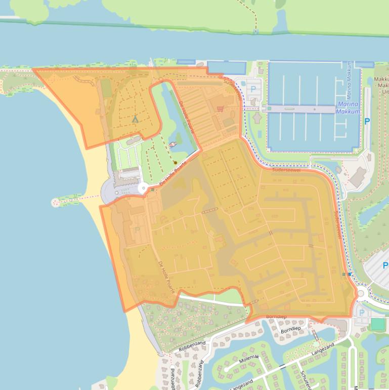Kaart van postcodegebied 8754HC.