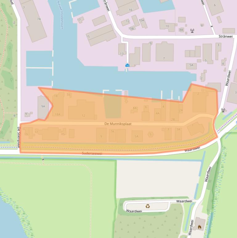 Kaart van postcodegebied 8754HG.