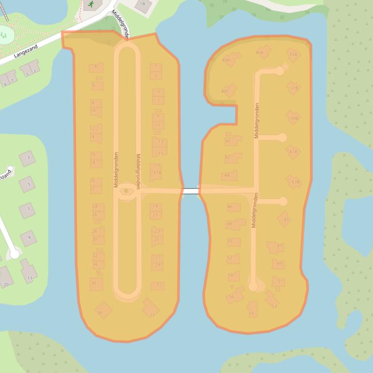 Kaart van postcodegebied 8754HH.