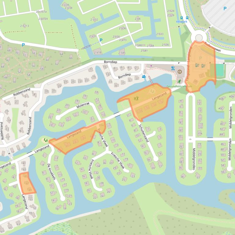 Kaart van postcodegebied 8754HJ.