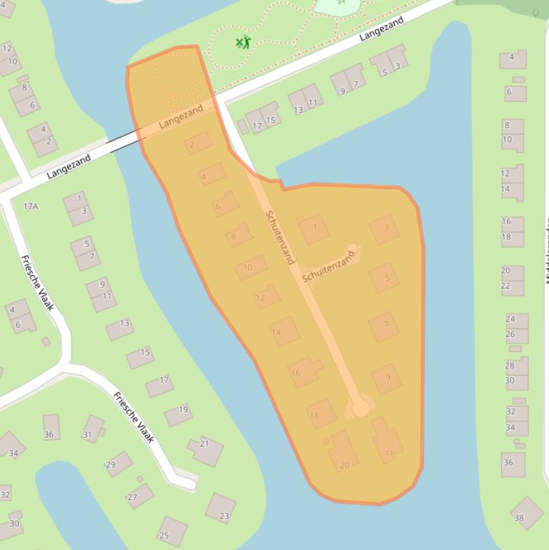 Kaart van postcodegebied 8754HK.