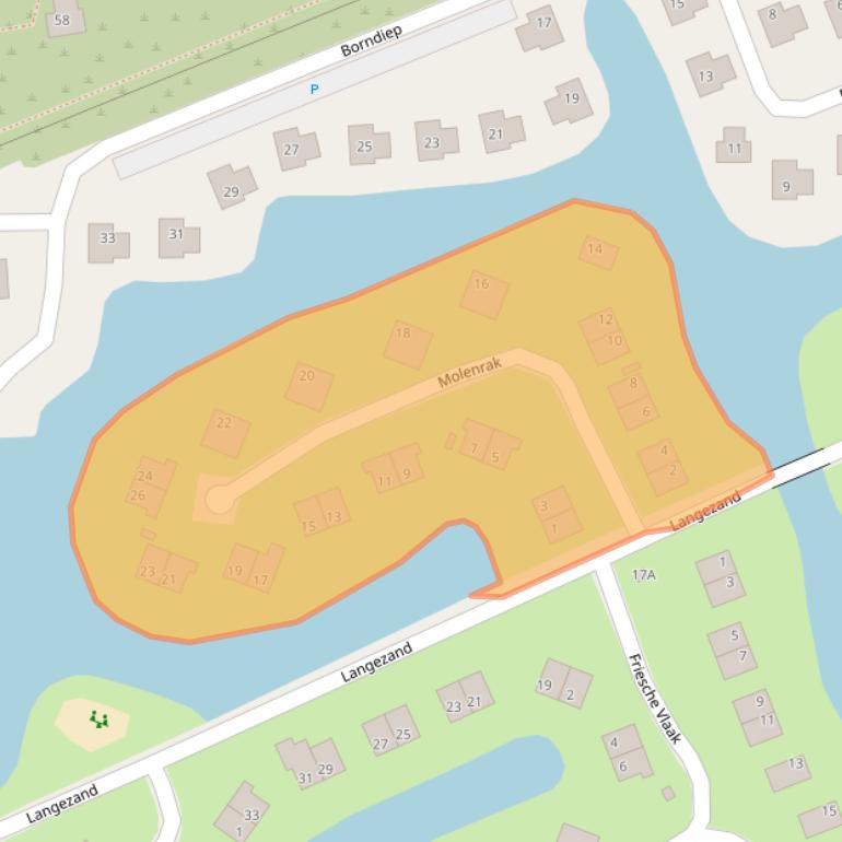 Kaart van postcodegebied 8754HN.