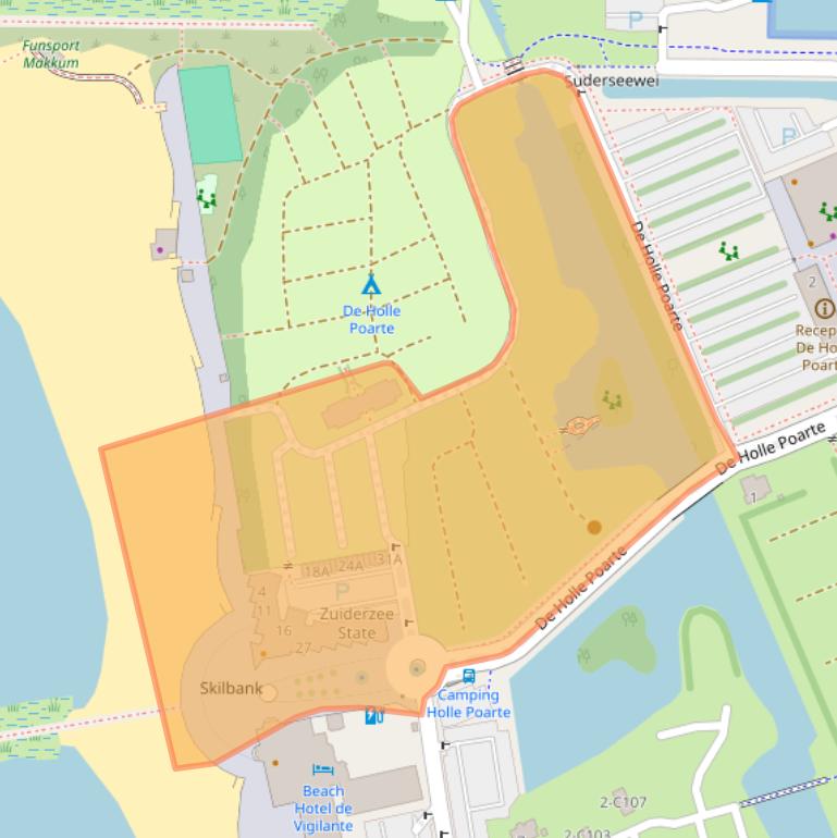 Kaart van postcodegebied 8754HP.