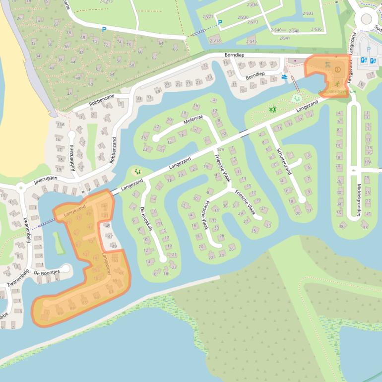 Kaart van postcodegebied 8754HR.