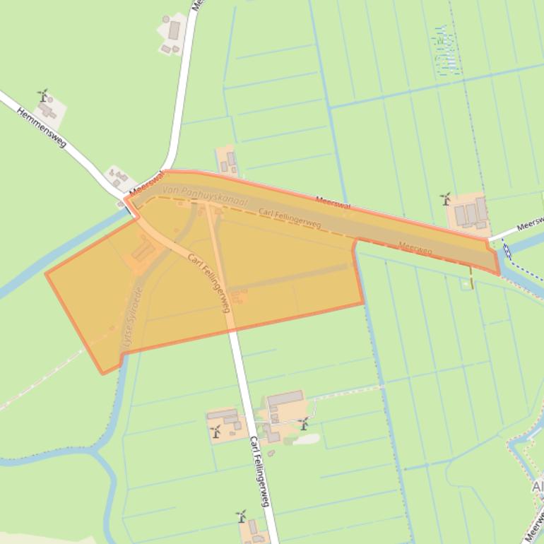 Kaart van postcodegebied 8754JB.