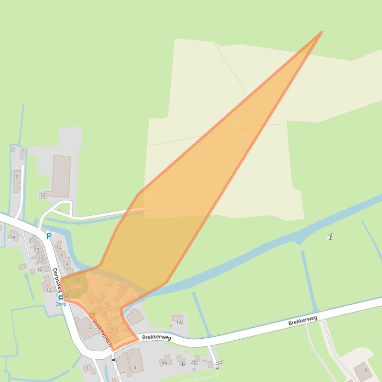 Kaart van postcodegebied 8755JJ.