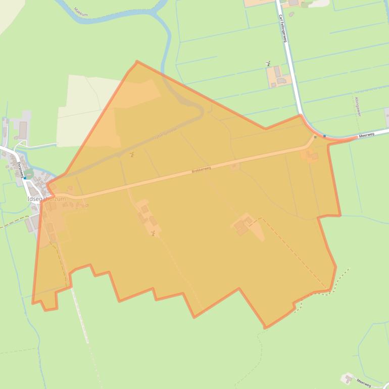 Kaart van postcodegebied 8755JK.