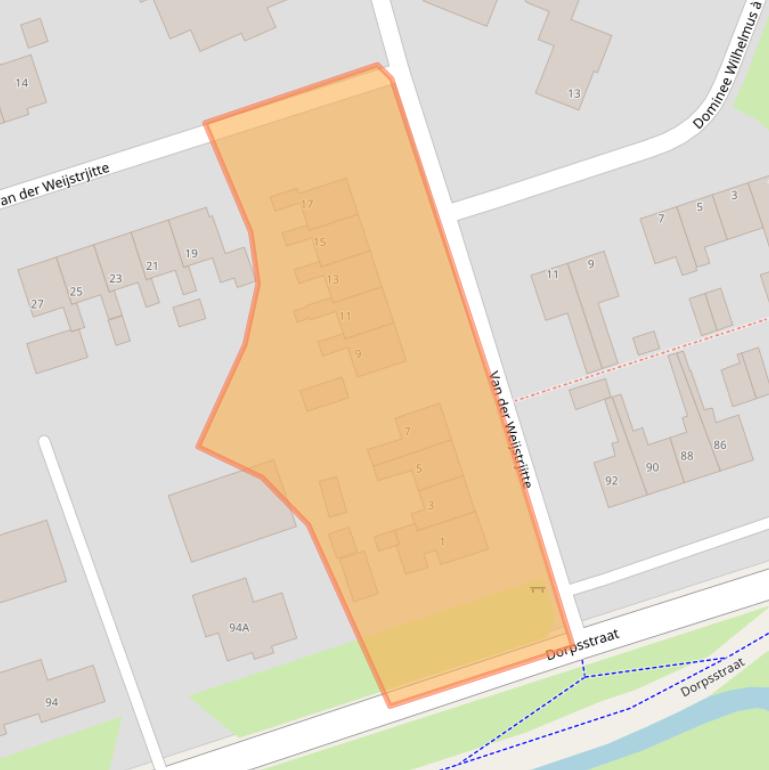 Kaart van postcodegebied 8759LG.