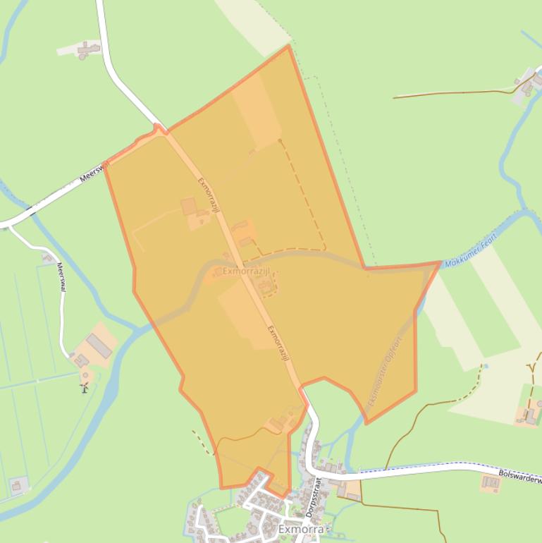 Kaart van postcodegebied 8759LP.