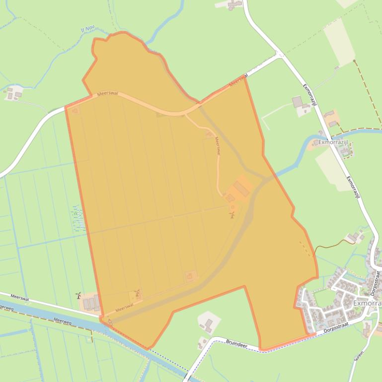 Kaart van postcodegebied 8759LR.