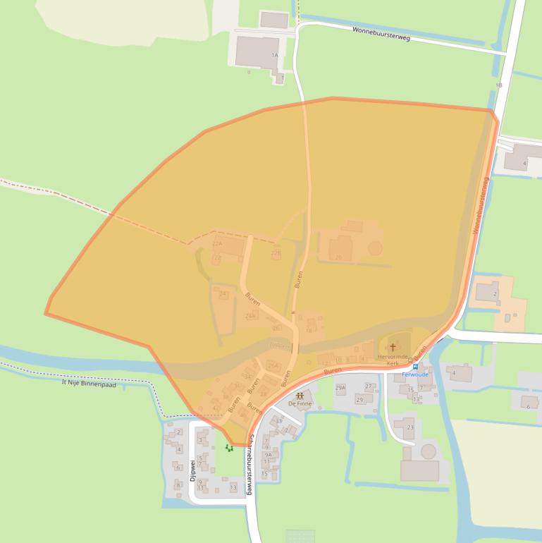 Kaart van postcodegebied 8761PC.