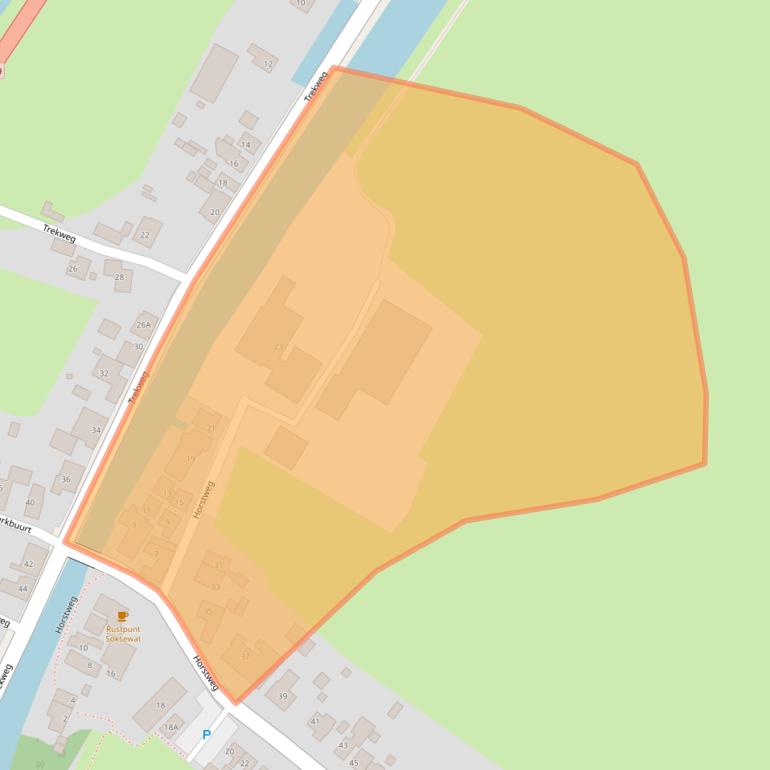 Kaart van postcodegebied 8763MR.