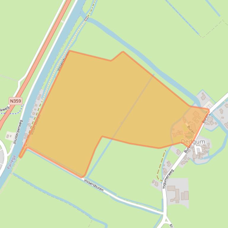 Kaart van postcodegebied 8764PR.