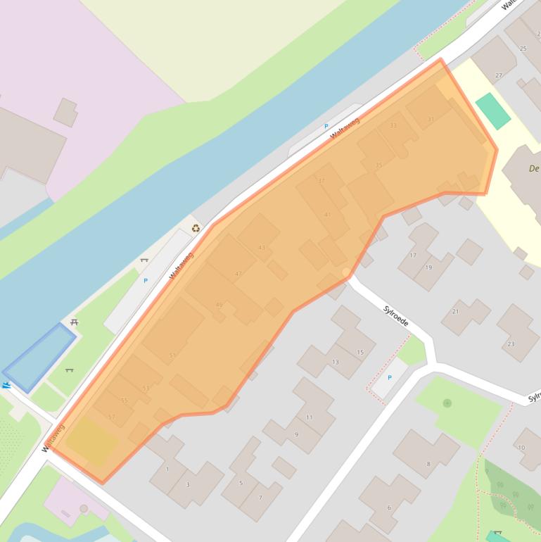 Kaart van postcodegebied 8765LN.