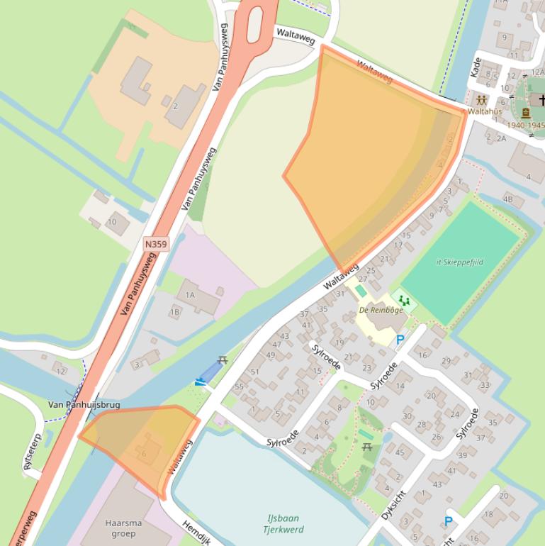 Kaart van postcodegebied 8765LP.