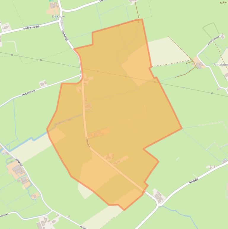 Kaart van postcodegebied 8771KK.