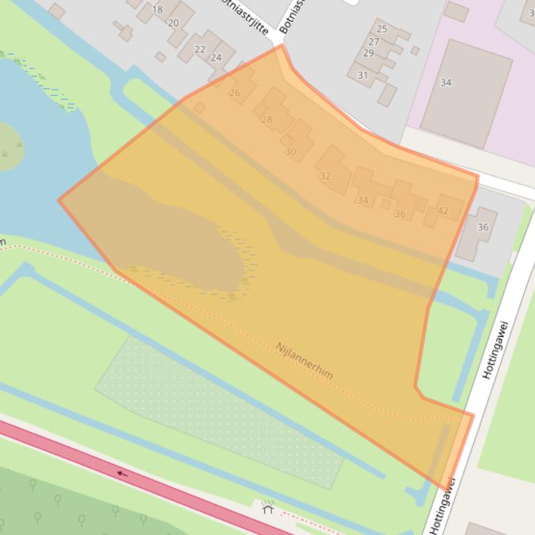 Kaart van postcodegebied 8771SC.