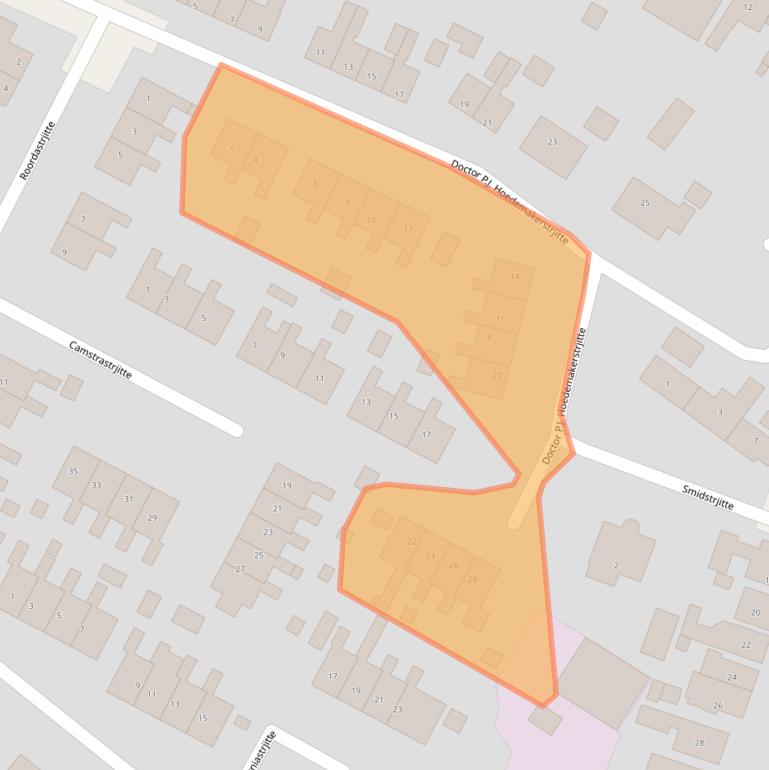 Kaart van postcodegebied 8771SH.