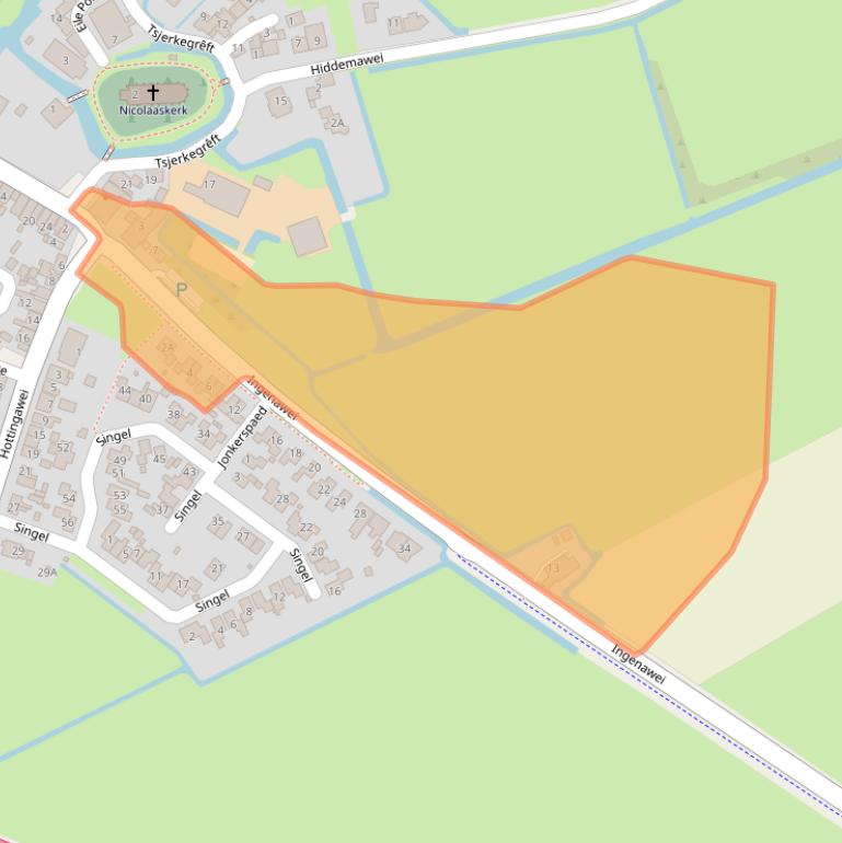 Kaart van postcodegebied 8771SN.