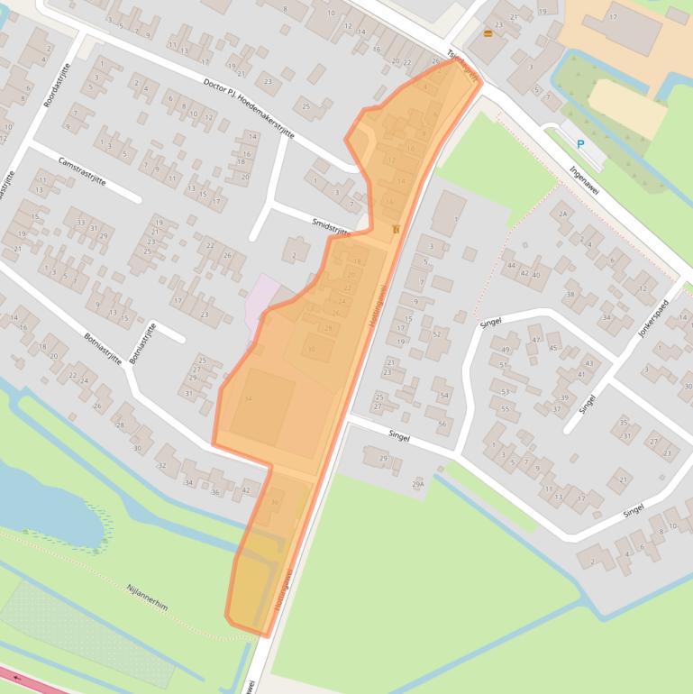 Kaart van postcodegebied 8771ST.