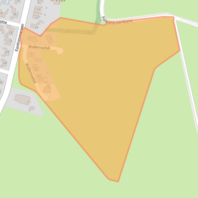 Kaart van postcodegebied 8773KK.