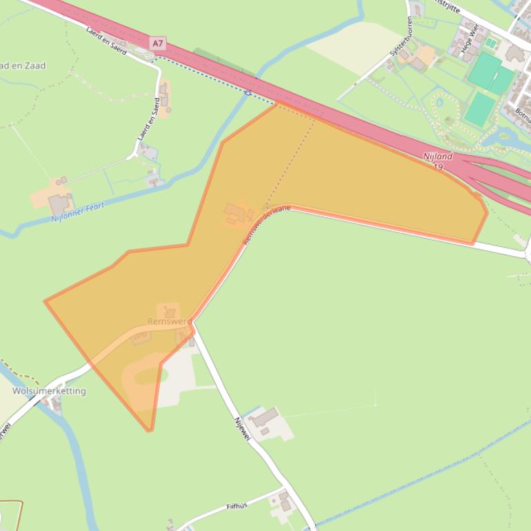 Kaart van postcodegebied 8774PG.